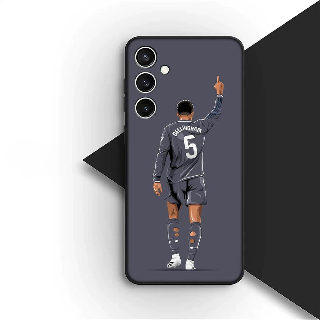 Soccer No 5 Star Football No5 Cover for Samsung Galaxy S22 S21 S20 FE Ultra Plus A07 A15 A16 A17 A25 A37 A57 + Coque Phone Case