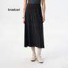 Commuter High-Waist A-Line Mid-Length Skirt