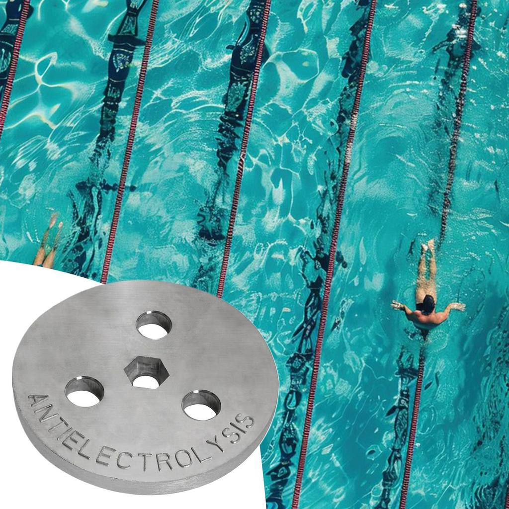 Weighted Pool Skimmer Plate Pool Zinc Anode Weight Plate Equipment Accessories Block Floater Water Pump System Cleaning Swimming
