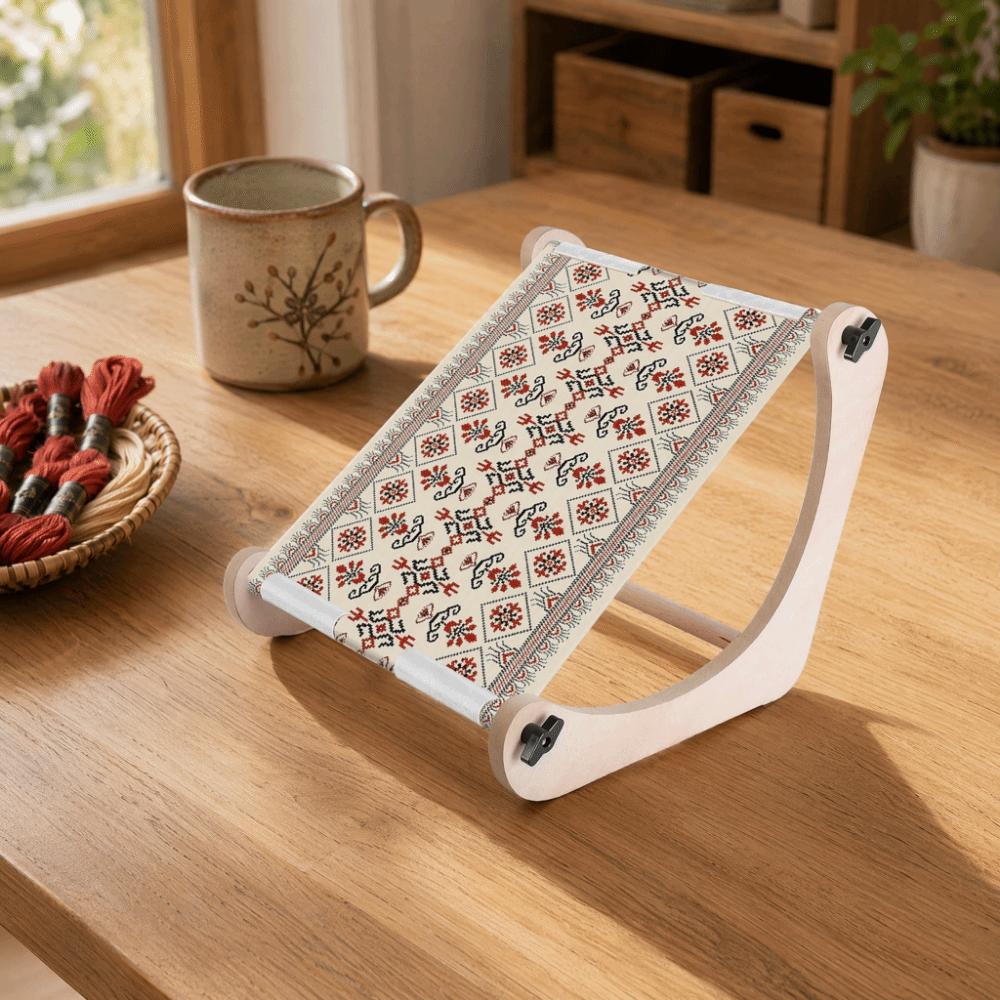 Adjustable Embroidery Table Stand Sturdy Embroidery Hoop Holder Tabletop Sewing