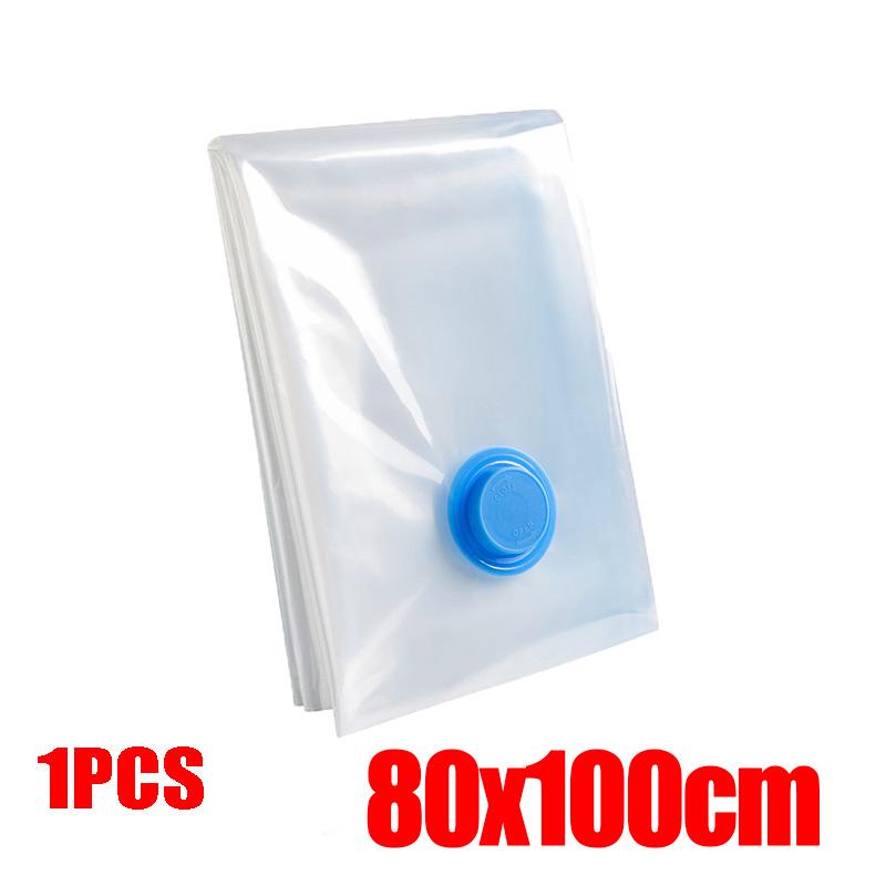 4pcs Thickened Vacuum Compression Bag, Transparent Quilt Vacuum Bag, Storage Bag, Household Clothing Storage And Sorting Bag