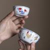 Ceramic Cup Chinese Style Handmade Antique Bone China Chicken Cup Tea Wine Water Ware Household Kitchen Supplies Drinkware