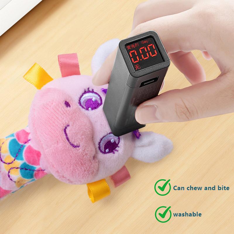 1Pc Toddler Plush Sleep Soother Toy Stuffed Doll For Toddler Sleep Soothers Toy Developmental Hand Grip Toy For Kids