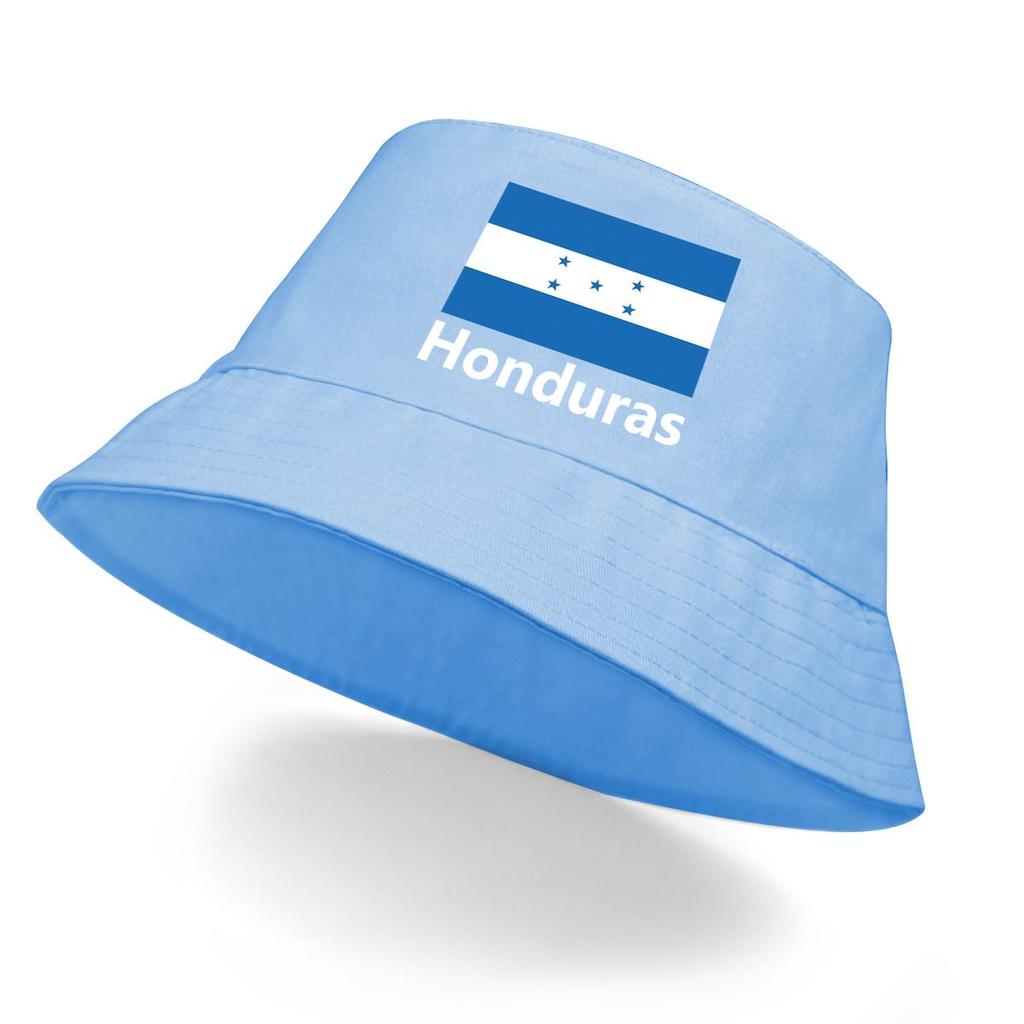 Hinkhatt med Honduras flagga tryck, Herrhatt Casual Enkel Strand Fiskekeps