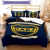 Ensemble de literie 3 pièces motif Club Atlético Boca Juniors, ensemble housse de couette comprend housse de couette & taies d'oreiller, décoration de chambre et cadeau parfait pour toutes les saisons