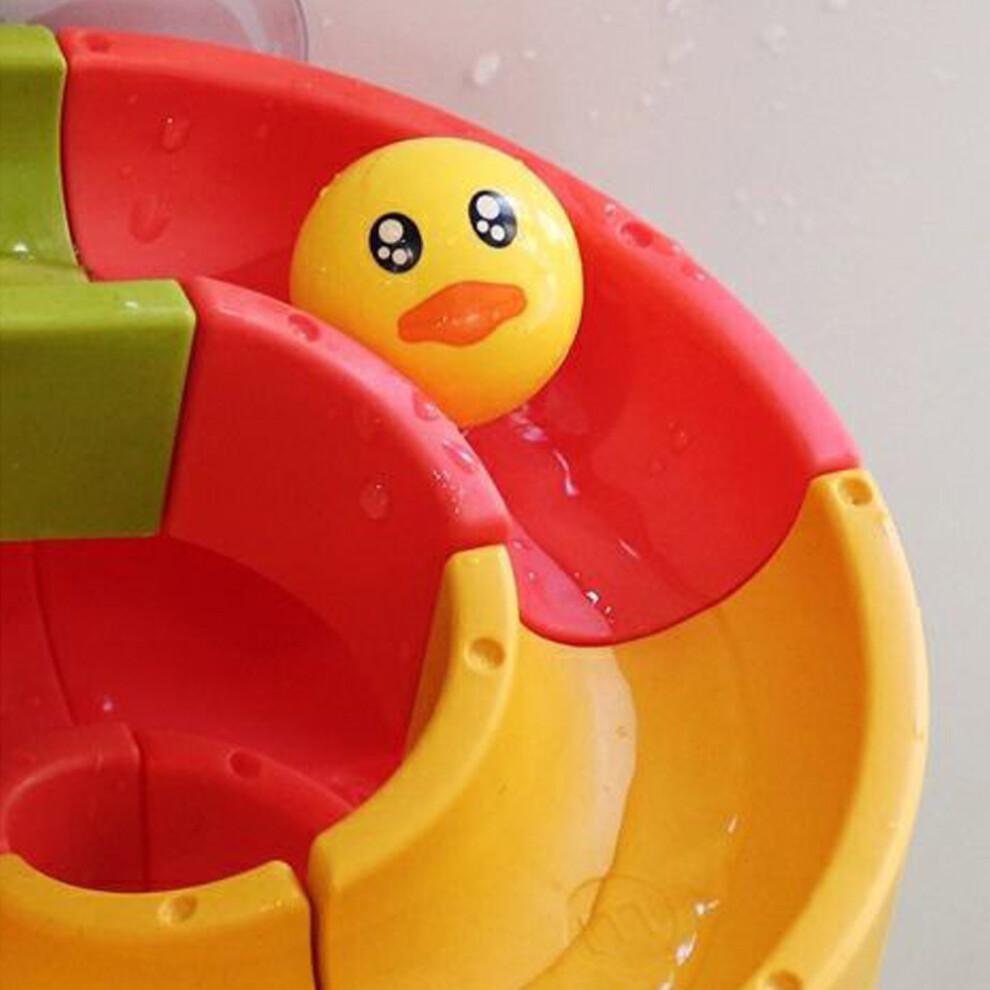 25Pcs Baby Shower Track Toy Set - Cute Duckling Bath & Educational Toy