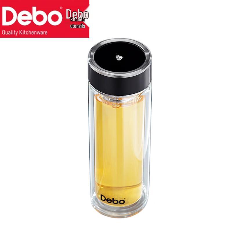 Debo Stol Double-Wall Glass Tea Infuser Cup