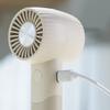 Handheld Fan Wind-Concentrating Turbine Blade Design Adjustable 3-Speed Cooling Fan Portable Lightweight Desktop Fan with Phone Stand Base