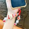 "Adorable Beaded Keychain for Girls - Perfect for Phones, Backpacks, and Car Keys - Charming Gift Idea"