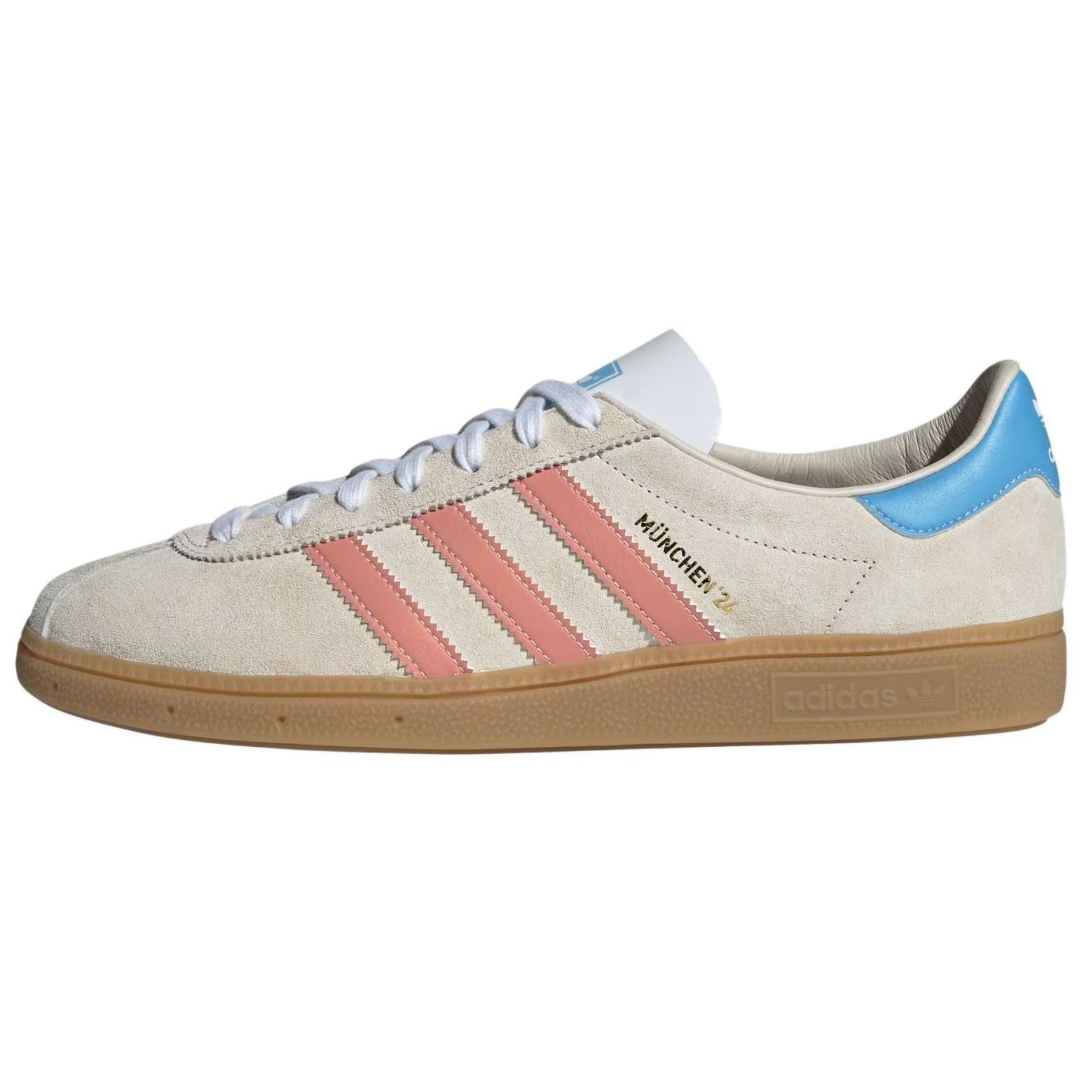 

Кроссовки adidas Munchen 24 White Clay Blue Burst Унисекс Кремовый Wonder-White Wonder-Clay IG6282 38