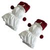 Lamb Fleece Trim Padded Puffer Leg Warmers with Cute Plush Balls for Women Warm Thermal Quilted Boot Cuffs Foot Covers
