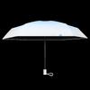 The New 50% Off Six Bones Hand Open Vinyl Fabric Parasol Retractable Handle Gradual Change Color Rain and Shine