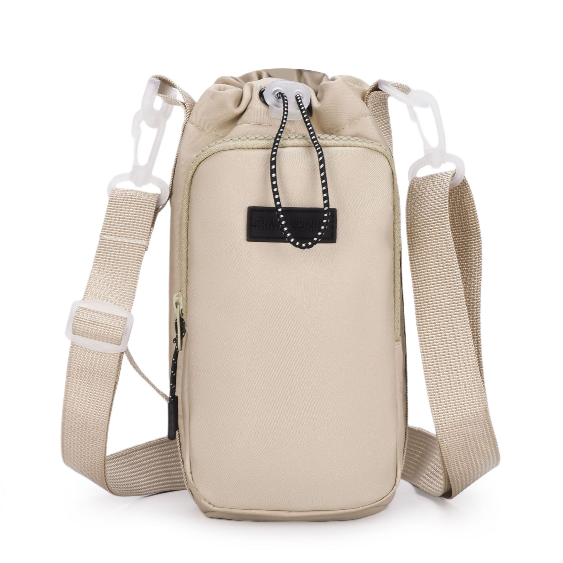 

Portable Water Bottle Bag with Adjustable Shoulder Strap Thermal Vacuum Mug Cup Sleeve Insulated Protective Cover Accessories