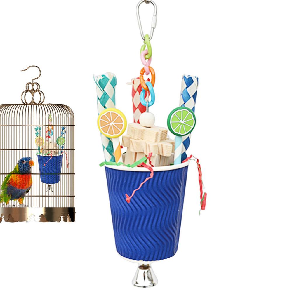 Bird Chew Toys Hangable Shredding Chew Foraging Toys Bird Toys Chew And Foraging Toys For Parakeets Birds Parrots Budgies