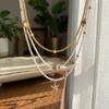 Boho Multilayer Starfish Shell Rice Beads Necklace for Women Vintage Imitation Pearl Bead Stacked Choker Beach Party Jewelry