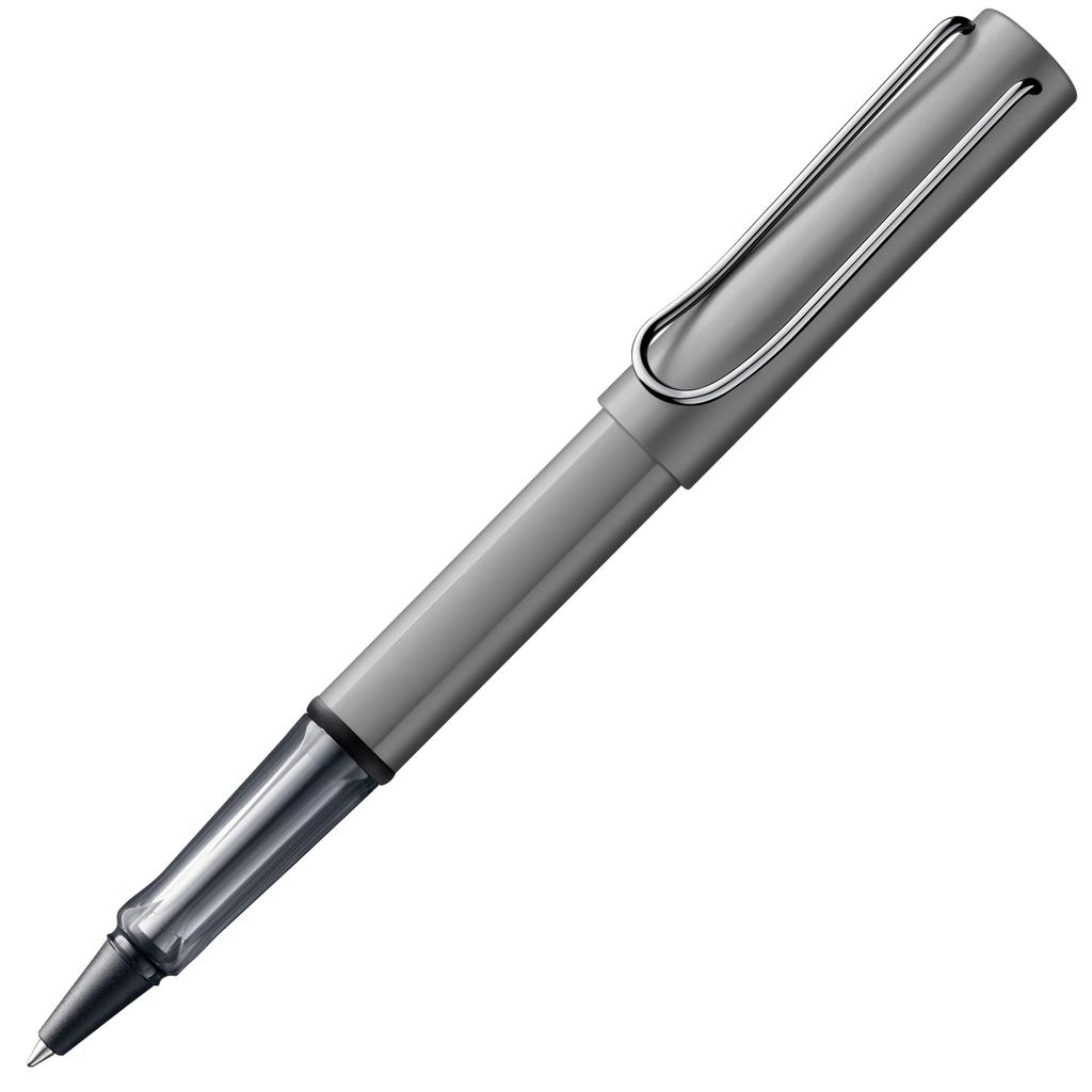 Lamy Graphite Rollerball Pen Ergonomically Designed Grip Medium Line Lightweight Aluminum Includes Black LAMY M 63 Rollerball AL-star - Transparent,