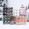 12pcs Foam Christmas Ball Pendant Creative Xmas Tree Ornament Christmas Supplies  Merry Christmas