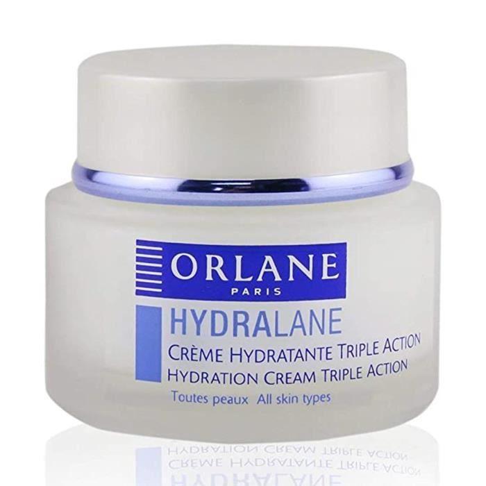 Crème hydratante - ORLANE - Hydralane - 50ml - Triple action - Sans parabène