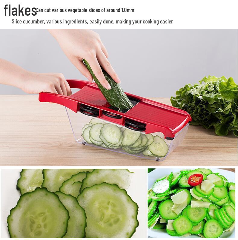 Multi-Function Kitchen Vegetable Cutter, Slicer & Grater