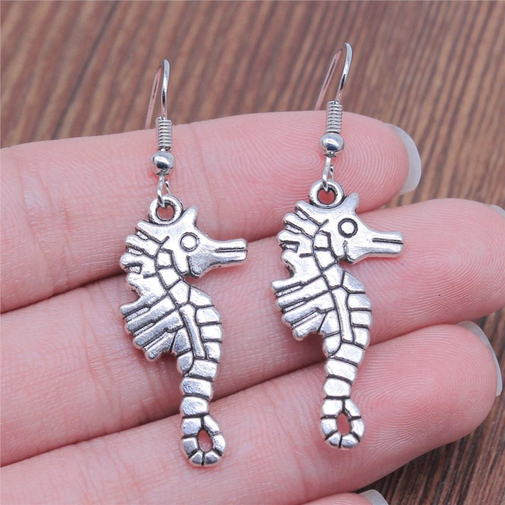 Bold Hot-Selling Marine Life Mermaid Drop Earrings Elegant Valentine's Gift for Formal Occasions