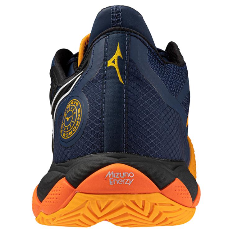 Mizuno Wave Enforce Tour Stable Comfortable Shock Absorption Durable Low-Top Tennis Shoes Unisex Tennis Shoes Deep-Blue 61GA230011