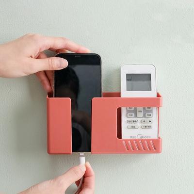 Salon Wandgemonteerde organizerbox Badkamercontainerrek Afstandsbediening Airconditioner Opbergtas voor mobiele telefoon