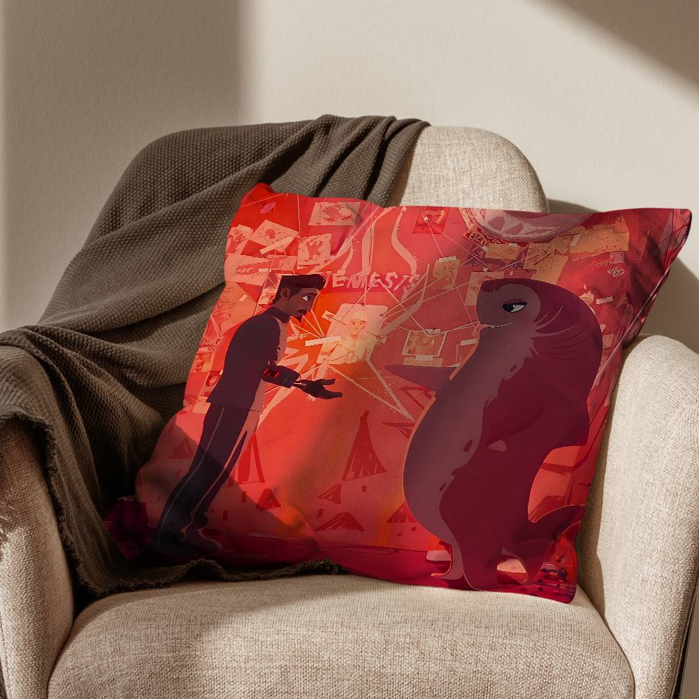 

cool Parody Nimona Pillow Case Pillow Case Living Room Sofa Cushion Cover Suitable For Home Bedroom Room Decoration 30x30cm