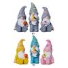 3Pcs Resin Garden Gnome Statue Outdoor Gnome Ornament Garden Gnome Statue Set for Patio Lawn Yard Home Tabletop Decoration