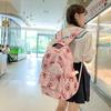 Schoolbag Large Capacity Versatile Backpack 1011 New Cute Printed Fresh and Sweet Backpack ins Nylon Student School Bag