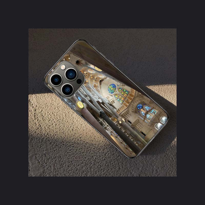 

Sagrada Familia Phone Case For Apple Iphone 16E 16 Pro Max 15 Plus Soft 13 12 Mini Cover 11 14 Pro Max Capa 8 7 SE Shell Coque S iPhone 11 Pro