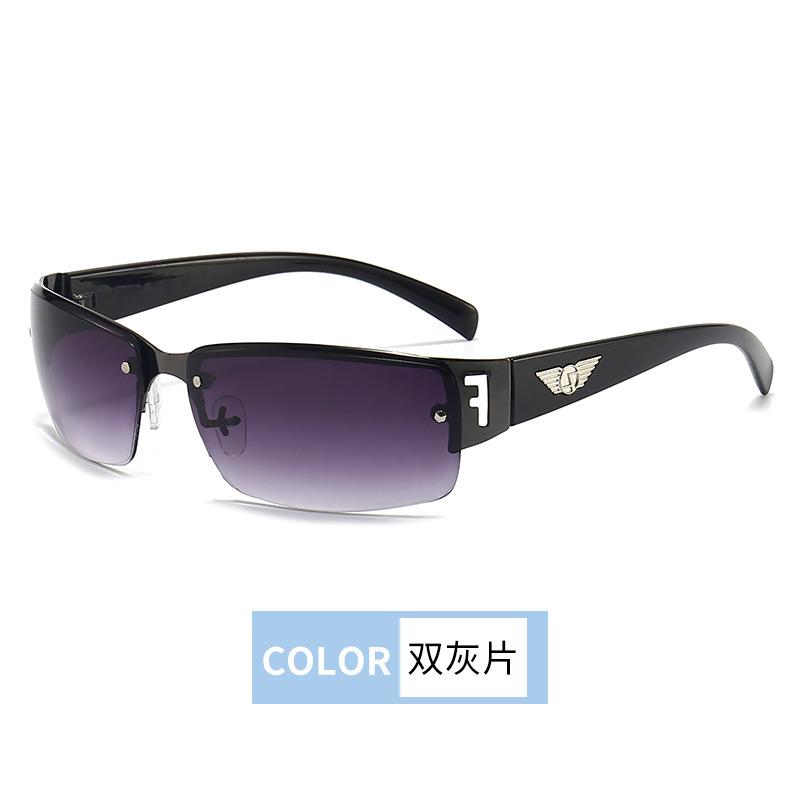 

Простые солнцезащитные очки Tide Driver Simple Gradual Change Солнцезащитные очки Half Frame Мужские солнцезащитные очки для вождения