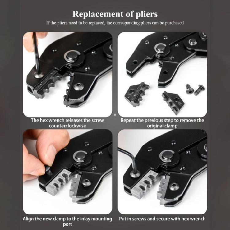 SN-28B Pin Crimper Hand Tool for Connectors Terminals Line Pressing Pliers