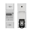 220V Digital 1 Phase 2 Wire 2P Din Rail Electric Meter Electronic KWh Meter(20(80)A)
