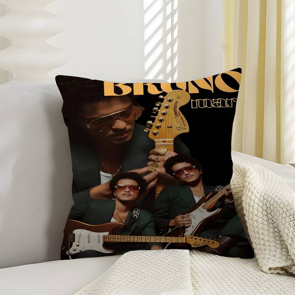 Singer B-Bruno M-Mars Pillow Cover For Bedroom Room And Living Room Sofa Decorative Cushion Cover