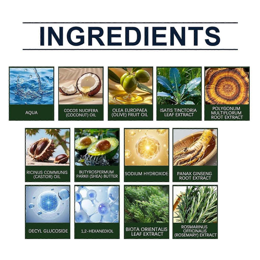 Limited time!!Gleamxi Usman Juniper Leaf Shampoo Bar - Gently Cleanses Scalp, Nourishes, And Leaves Hair Moisturized, Voluminous, And Shiny