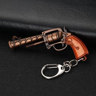 Fantastico gioco Portachiavi a forma di pistola in metallo P92 R45 R1895 Modello giocattolo portachiavi regalo