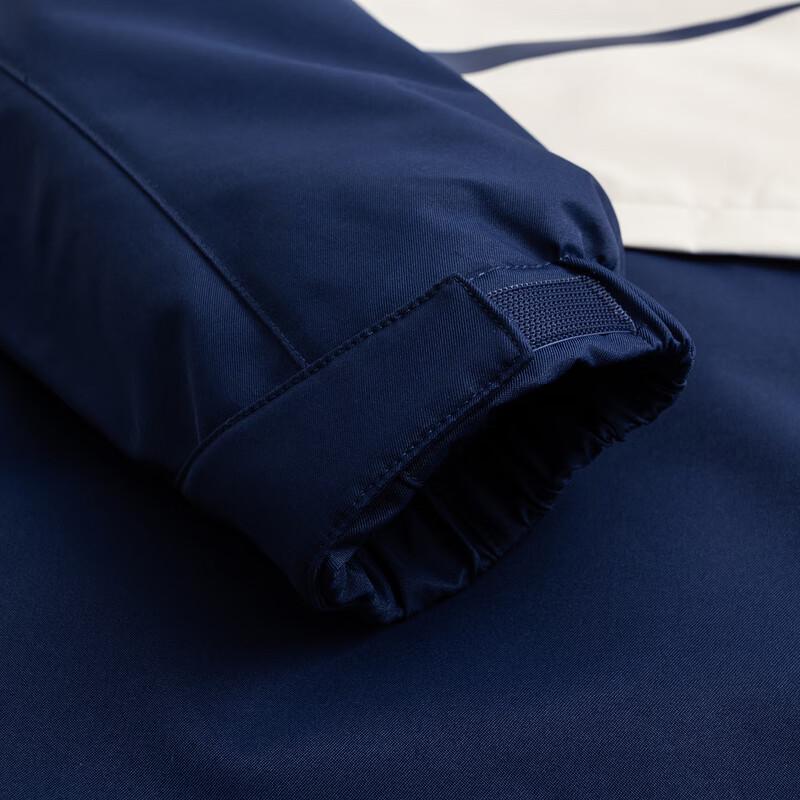 NIKE Kids' Unisex Mid-Length Color-Blocked Hooded Padded Jacket