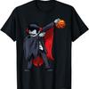 Basketball Dracula Dabbing Männer Jungen Kinder Lustiges Halloween Dab T-Shirt