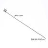 Surgical Steel Military Tag Keychain 1.2mm Accessory Parts (5 pcs)