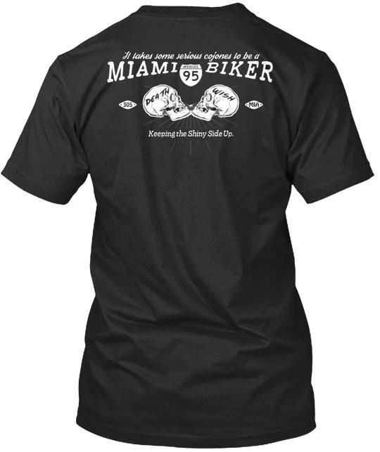 Miami Biker Death Wish Tee TTshirt Made in the USA Size S to 5XL S