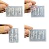 With Box Nailart Mold Transparent Silicone Template New Nail Art Template  Nail Decoration