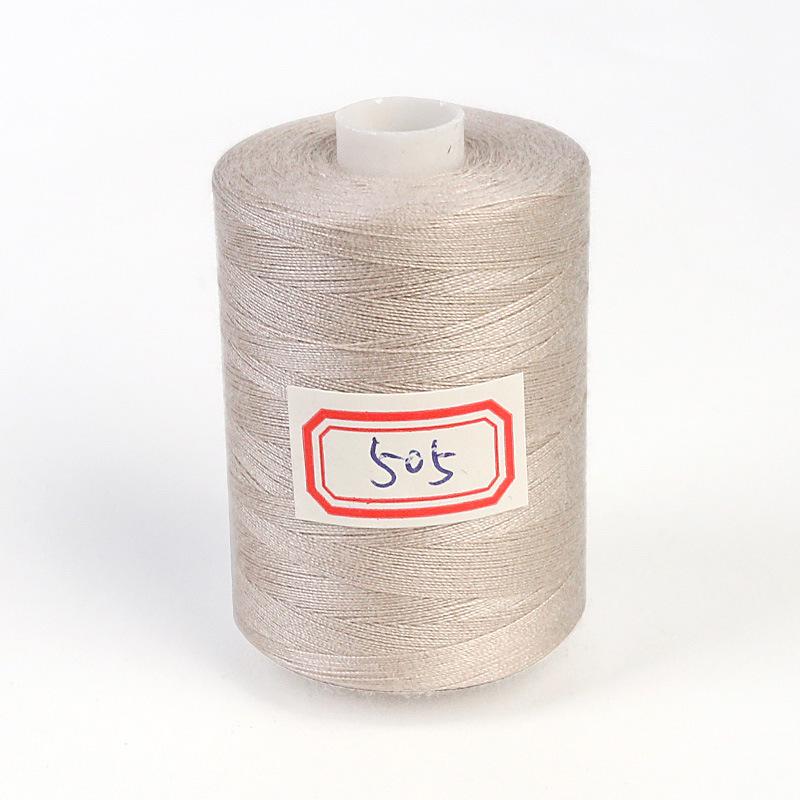 Hilo de Coser de Poliéster de Alta Velocidad 402 - 1000 Yardas, Colores Arcoíris, Ideal para Proyectos de Costura Casera y a Mano