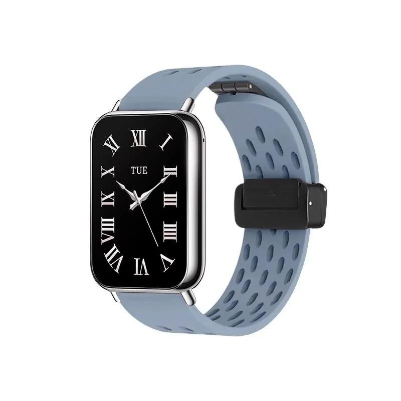 Silicone Strap for Redmi Watch 9 8 Magnetic Buckle Sports Band for Mi Band 9pro 8pro Correa Breathable Bracelet Accessories