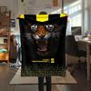 1PC Al-Ittihad Club Patterned Flannel Blanket Suitable For All Seasons for Home Decor Warmth and Comfort Gifts Holiday Present