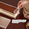 Elegant Acrylic Box Produced for Tiramisu and Mousses Dessert Offering Clear Visibilities and Dust Resistant Cover for Hygienes