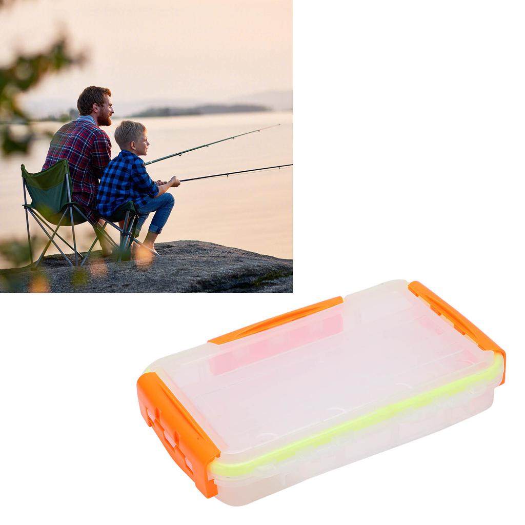 Fishing Lure Box Small Transparent Waterproof Fishing Tackle Storage Case Organizer