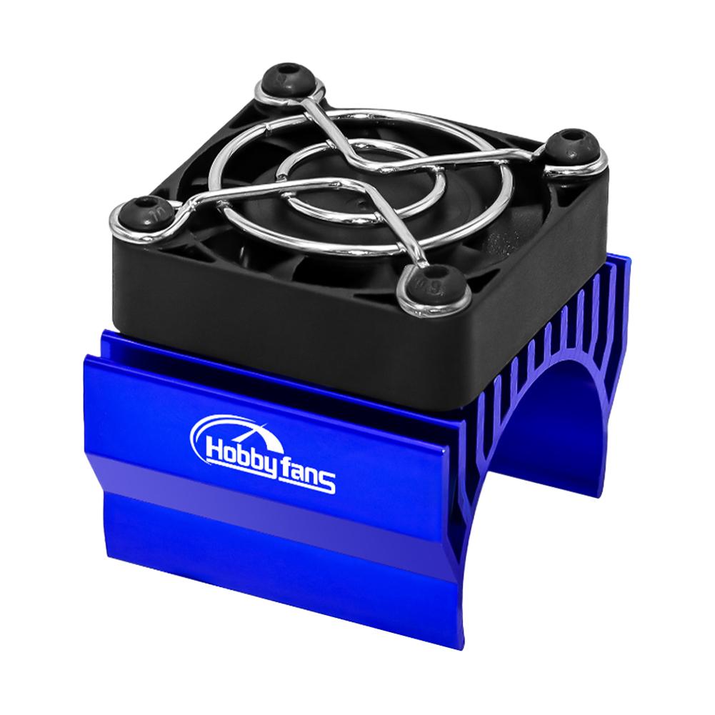 

40 мм металлический вентилятор охлаждения RC с радиатором металлический вентилятор охлаждения двигателя 28000 об/мин 8,45 В для RC машинки 1/8 1/10 540 550 F540 3650 3660 мотор синий