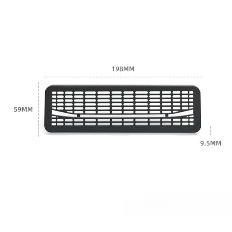 For Tesla Model Y Juniper 2025 Under The Seat Air Outlet Protection Cover Net Rear Air Conditioning Outlet Mesh Car Accessories