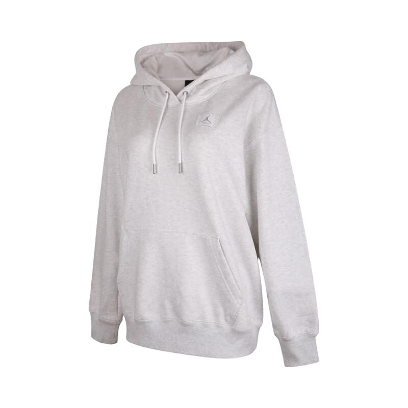 

Jordan As W J Flt Flc Ft Po Comfortable Hooded Pullover Long Sleeve Sweatshirt Women sweatshirt Gray HJ1312051 S