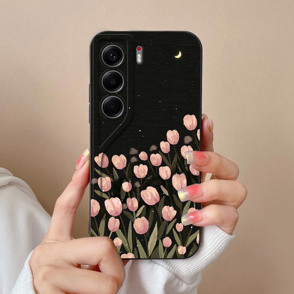 For Tecno Camon 40 Pro Phone Case Cute Animals Soft Back Cover Liquid Silicone Phone Shell For Camon40 Pro 4G 5G Anti Drop Funda